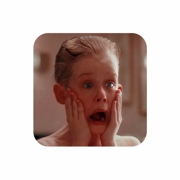 Home alone 1 pcs | Epoxy 3D Stickers